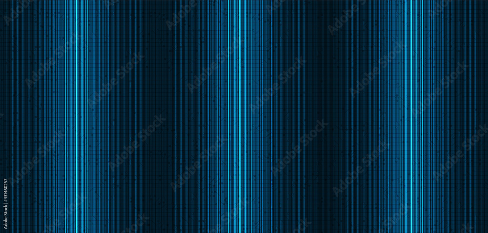 Light Digital Speed Line on Blue Technology Background,Digital and Connection Concept design,Vector illustration.