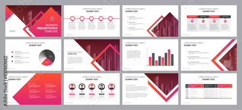 business presentation template design backgrounds and page layout design for brochure, book, magazine, annual report and company profile, with info graphic elements graph design concept