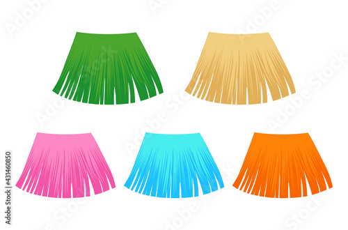 hawaiian grass skirt, dancing hula costume