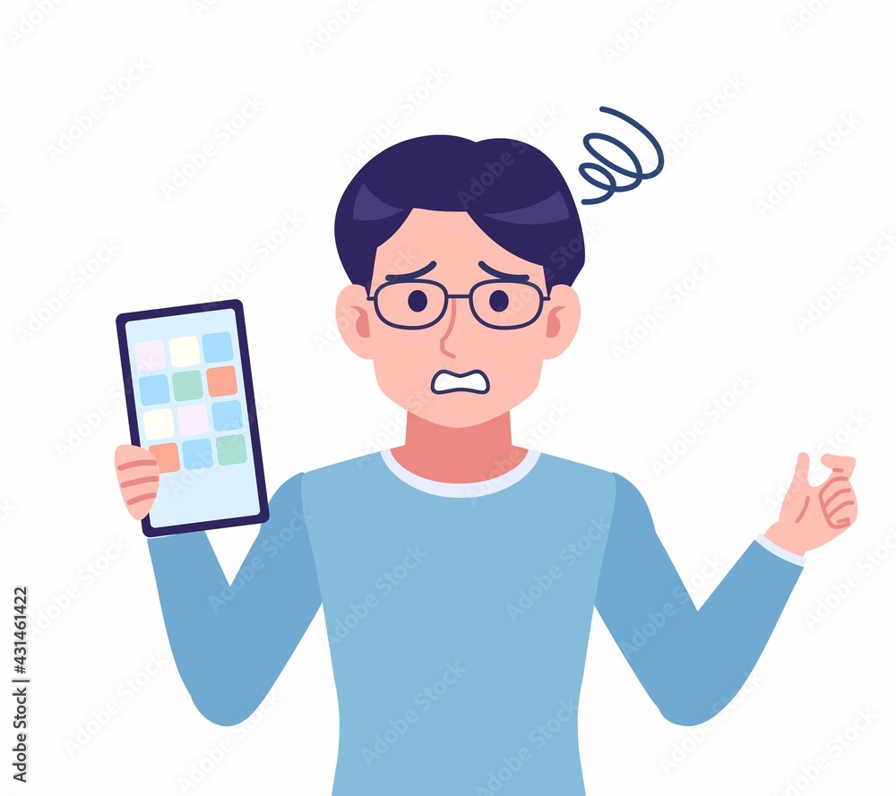 Male of glasses wearing water colored clothes Male of glasses wearing water colored clothes