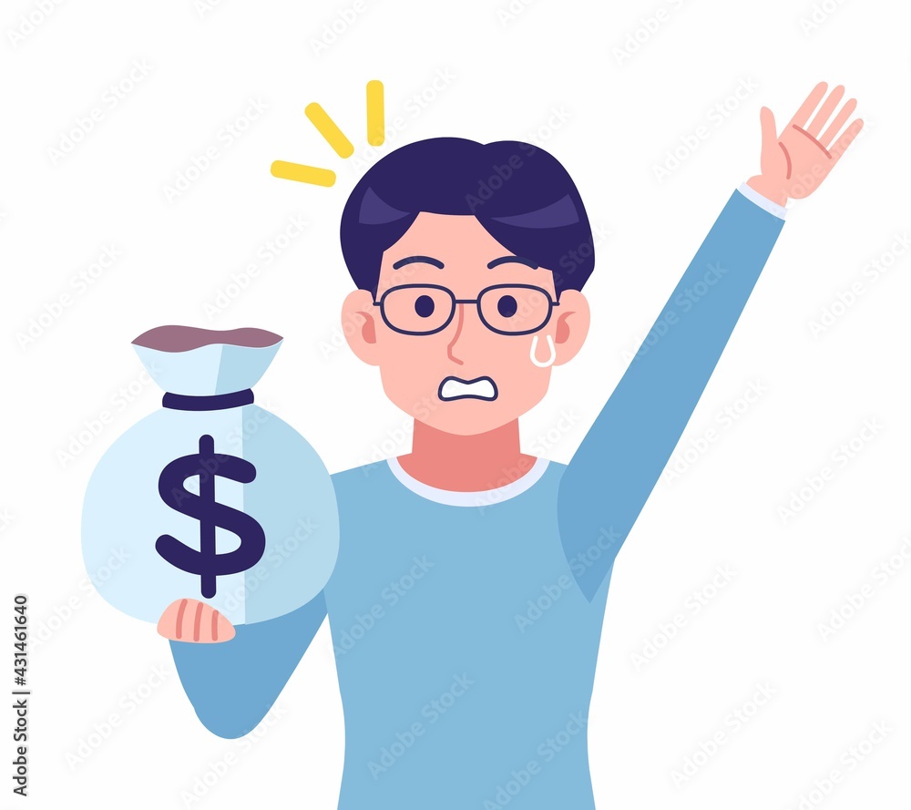 Male of glasses wearing water colored clothes Male of glasses wearing water colored clothes
