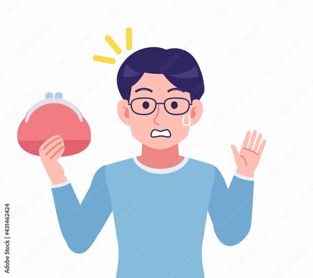 Male of glasses wearing water colored clothes Male of glasses wearing water colored clothes