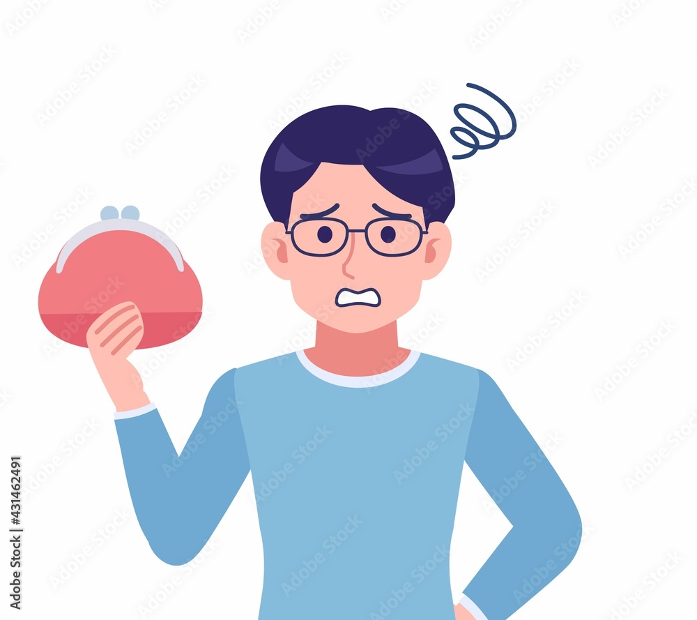 Male of glasses wearing water colored clothes Male of glasses wearing water colored clothes
