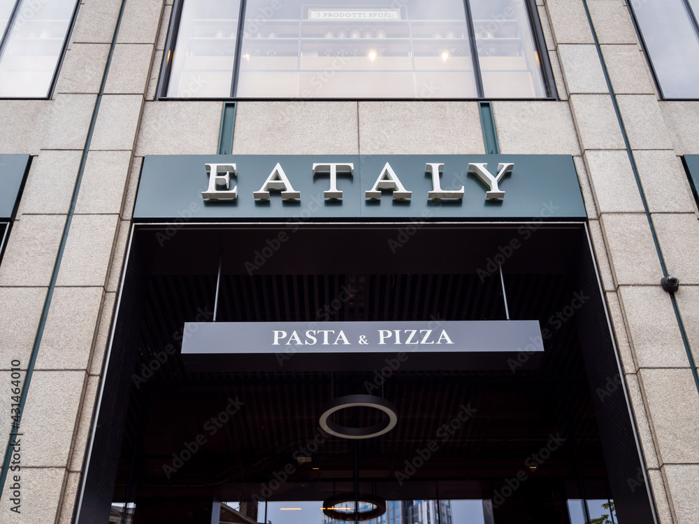 London UK, May 1st 2021 The newly opened Eataly restaurant and grocery