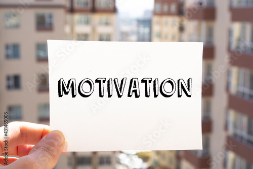 Wallpaper Mural MOTIVATION word cloud, fitness, sport, health concept Torontodigital.ca