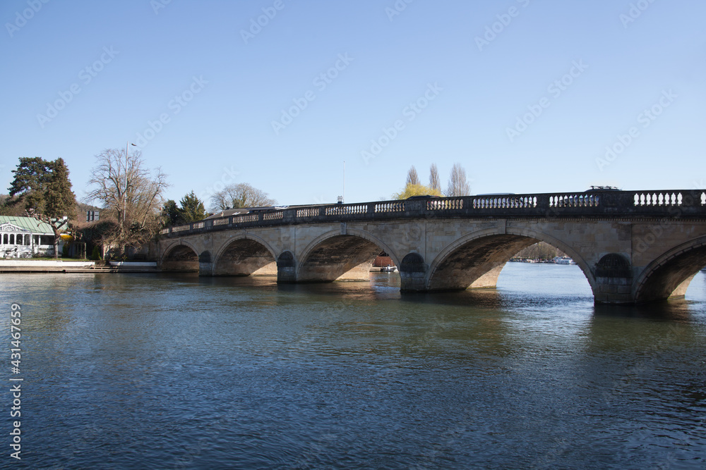 Henley Bridge in Henley on Thames in Oxfordshire in the UK