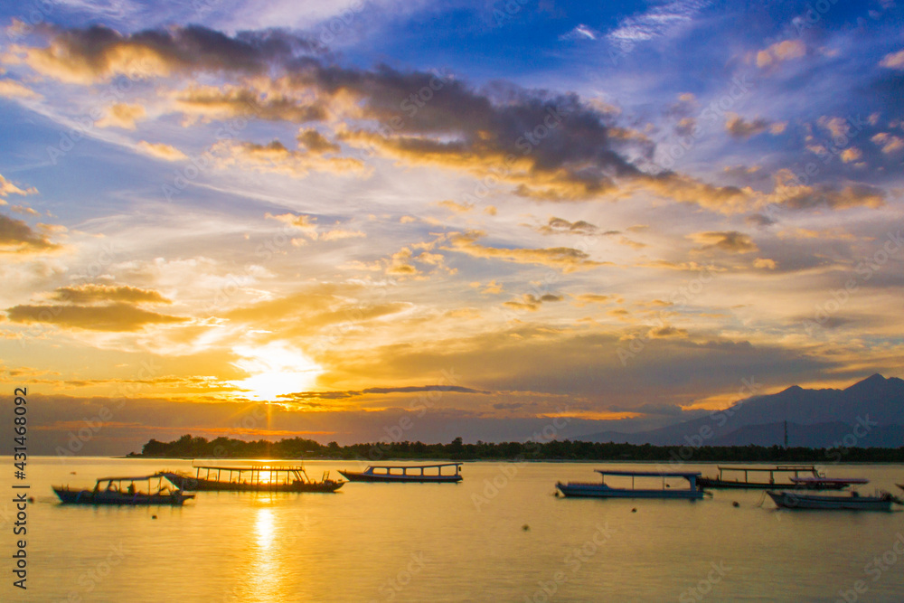 Sunrise at Gili Trawangan Lombok