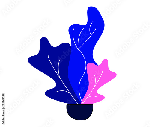 vector flower, flat design, minimal, great for animations or presentation. 