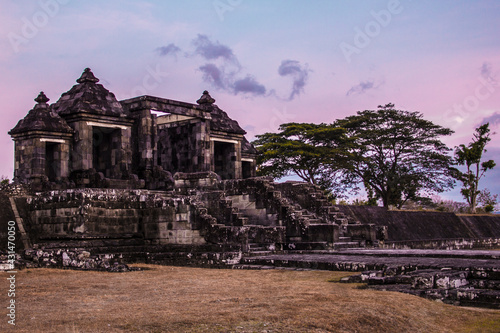 Ratu Boko Palace at Yogyakarta Indonesia