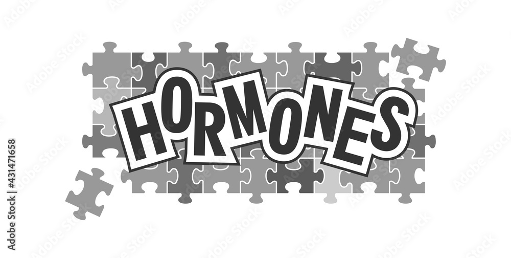 human hormones collected from puzzles