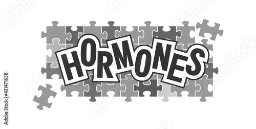 human hormones collected from puzzles