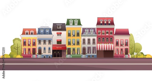 cityscape, traffic on the street