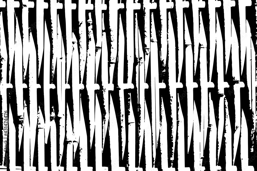 Grunge black texture as wicker shape on white background (Vector). Use for decoration, aging or old layer Grunge black texture as wicker shape on white background (Vector). Use for decoration, aging or old layer