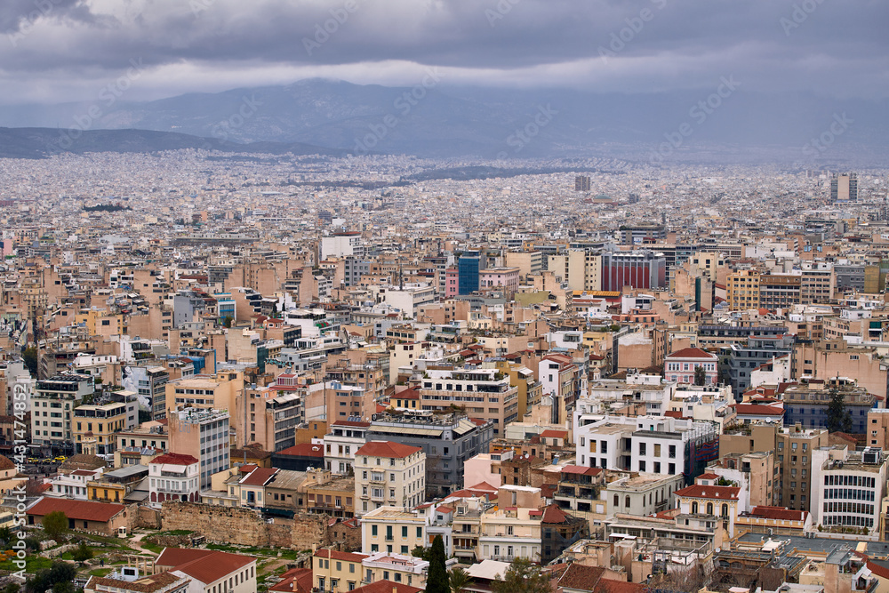 Obraz premium Athens - view from a hill