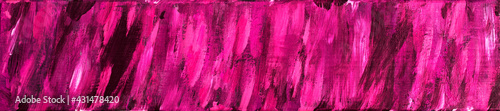 Amazing, striking, creative, inspirational background texture - spontaneus paint strokes in long panorama / banner