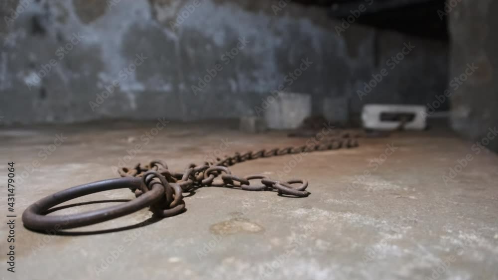 Slave Chamber near former slave trade market in Stone town, Zanzibar