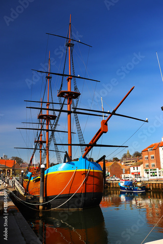 Wallpaper Mural Whitby Harbour, North Yorkshire, UK Torontodigital.ca