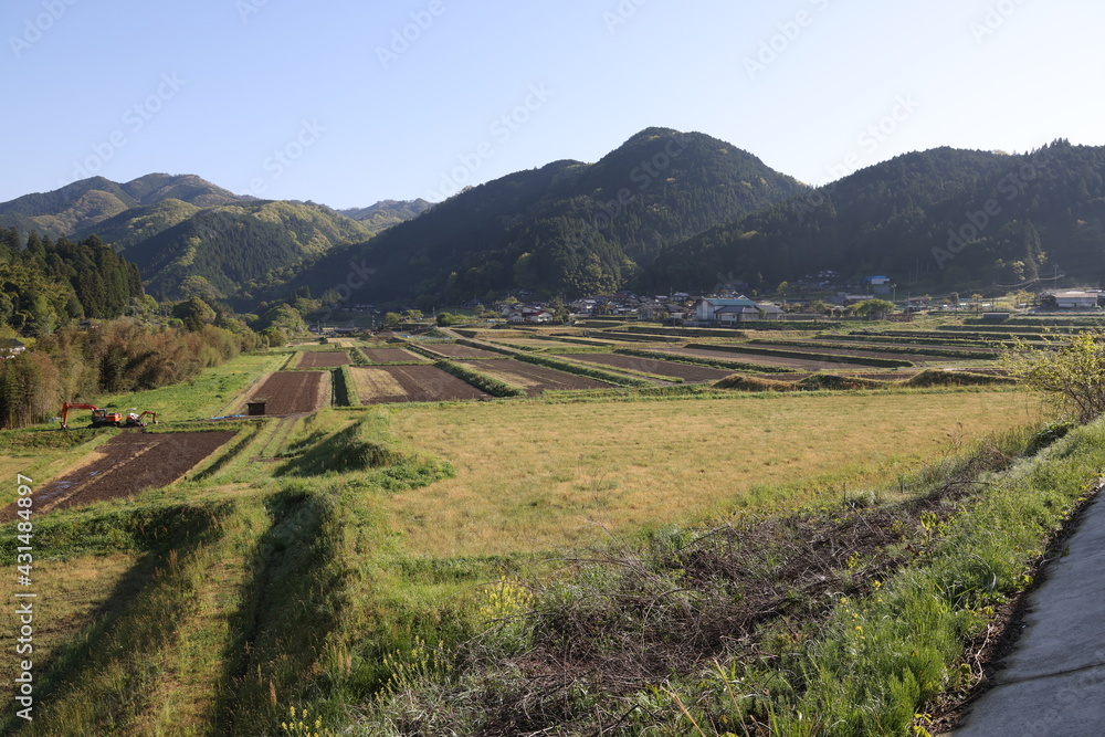 日本の鳥取県の大山の風景