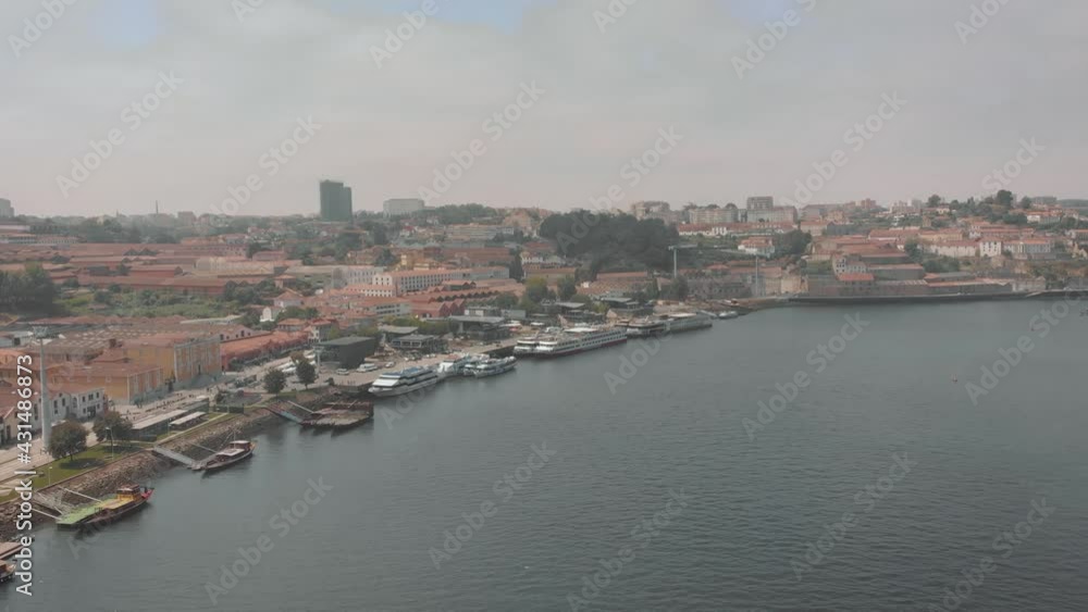 Ribeira Douro, Porto, Portugal. Aerial view of the famous Ribeira in Porto city. Shot with DJI Mavic Air. 4K video. Ribeira Douro, Porto, Portugal. Aerial view of the famous Ribeira in Porto city. Shot with DJI Mavic Air. 4K video.