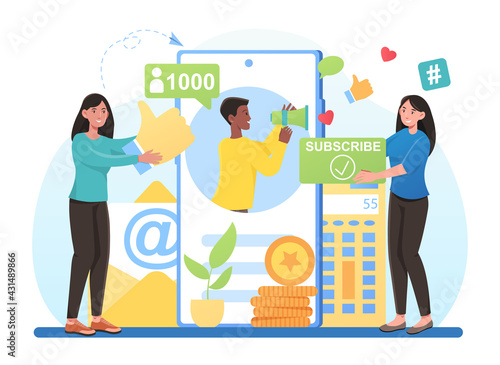 Engaging content, blogging in social network