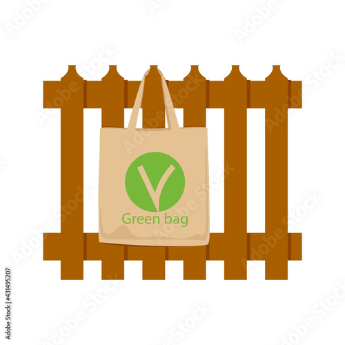 Eco Fabric Green Cloth Bag