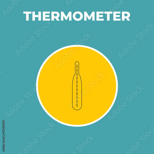 Very Useful Thermometer Medical Icon For Designers & Developers In Covid-19 Time Period