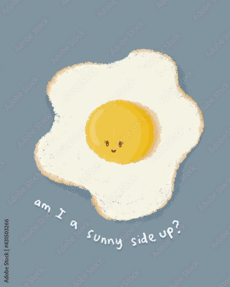 Sunny Side Up Digital Art, Wall Art, 