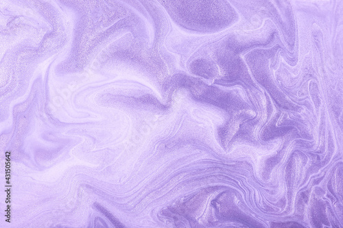 Tableau sur toile Abstract fluid art background light purple and lilac colors