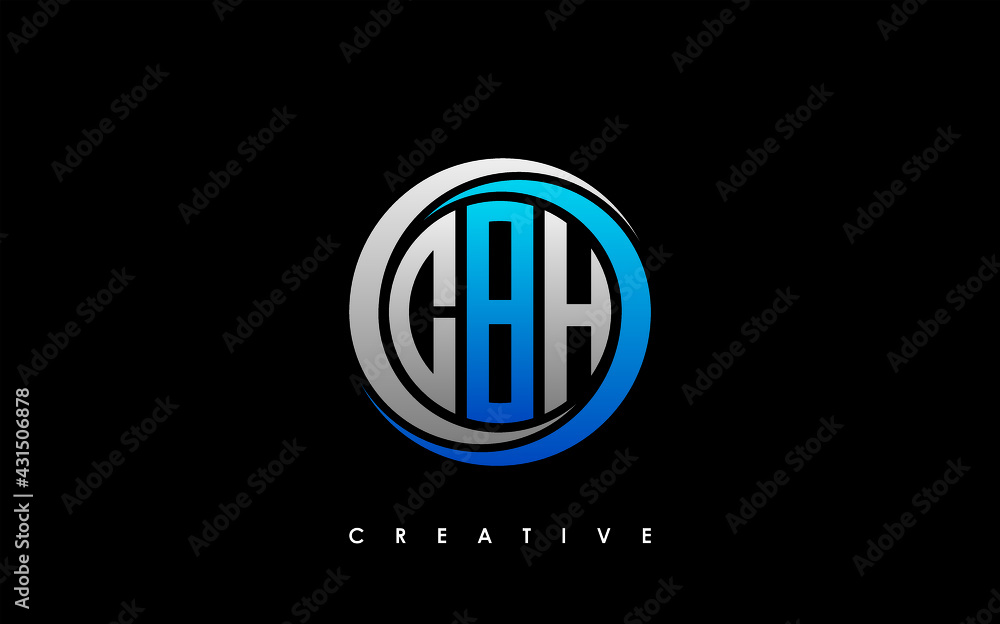 CBH Letter Initial Logo Design Template Vector Illustration CBH Letter Initial Logo Design Template Vector Illustration