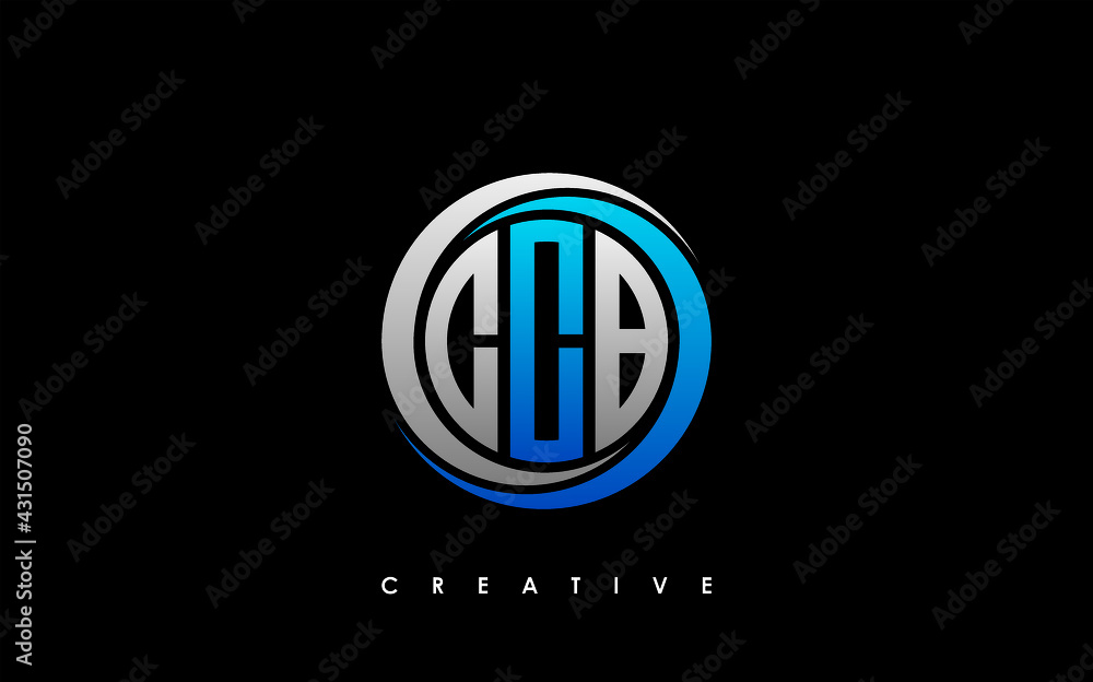 CCB Letter Initial Logo Design Template Vector Illustration CCB Letter Initial Logo Design Template Vector Illustration