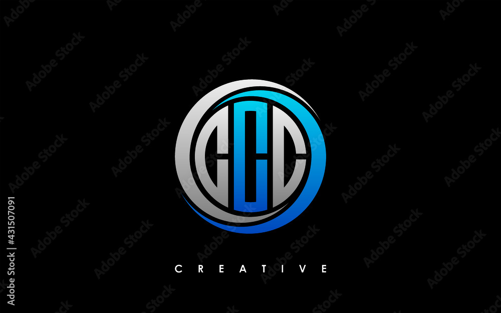 CCC Letter Initial Logo Design Template Vector Illustration CCC Letter Initial Logo Design Template Vector Illustration