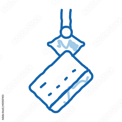 Credit Card Theft doodle icon hand drawn illustration