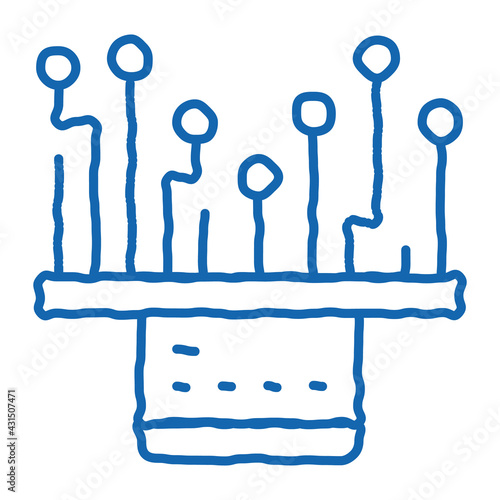 Credit Card Concept doodle icon hand drawn illustration