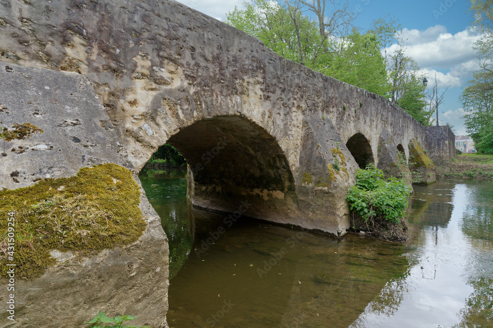 Stone bridge, Yerres, France