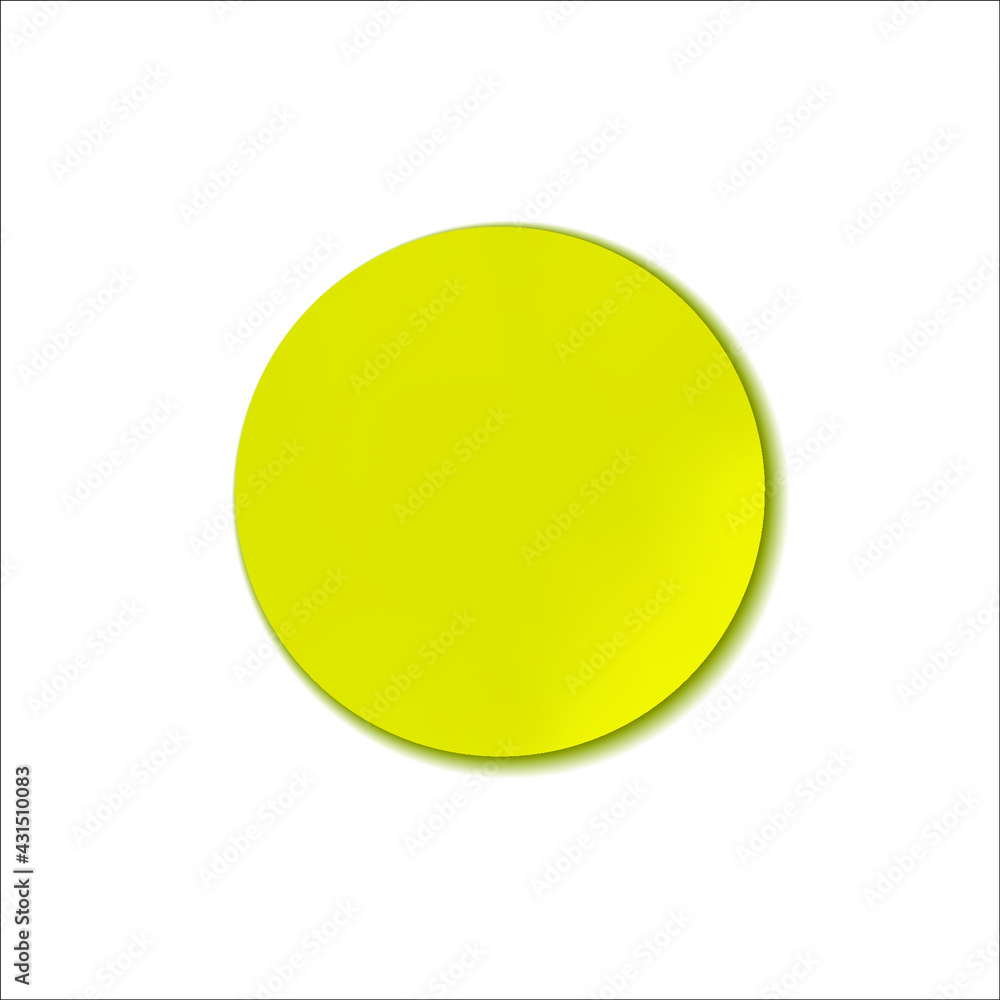 Vector circle bright yellow sticker isolated on white background, realistic 3D vector illustration, blank template.
Vector circle bright yellow sticker isolated on white background, realistic 3D vector illustration, blank template.