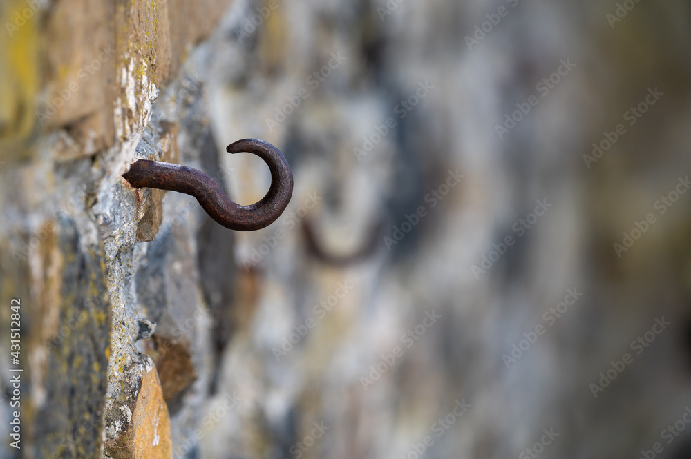 Obraz premium Haken in der Mauer