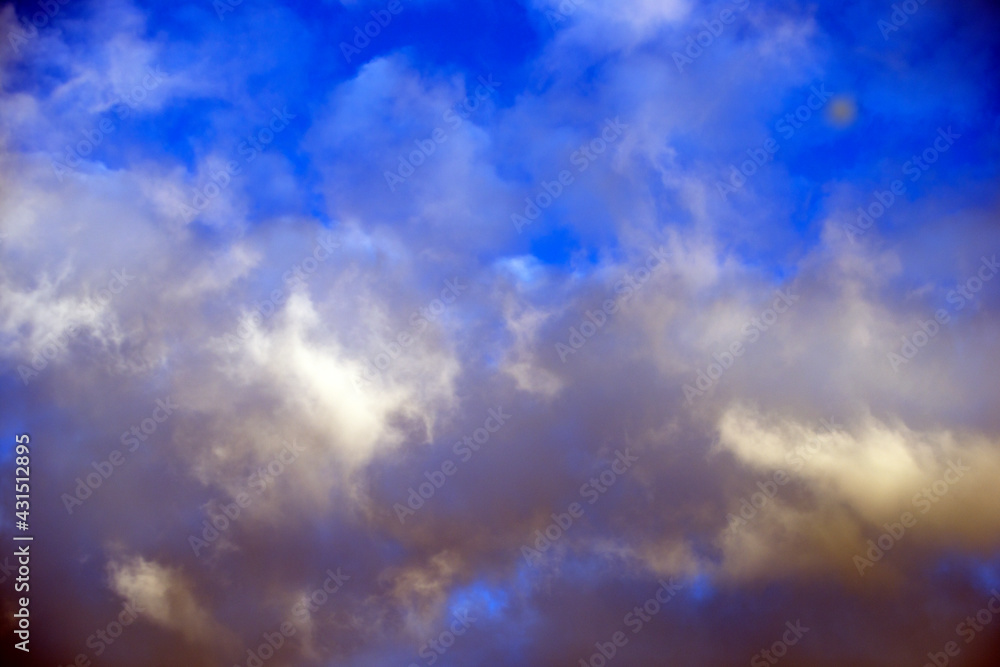 blue sky with clouds, nacka, sverige, stockholm, sweden