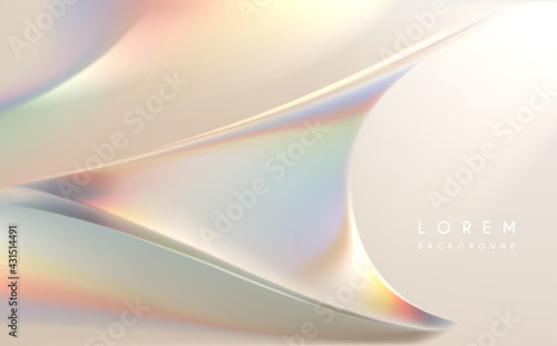 Abstract soft color light refraction background