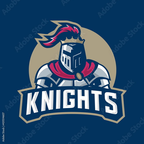 Knight mascot logo