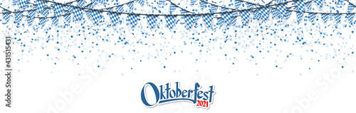 Oktoberfest 2021 garlands with confetti