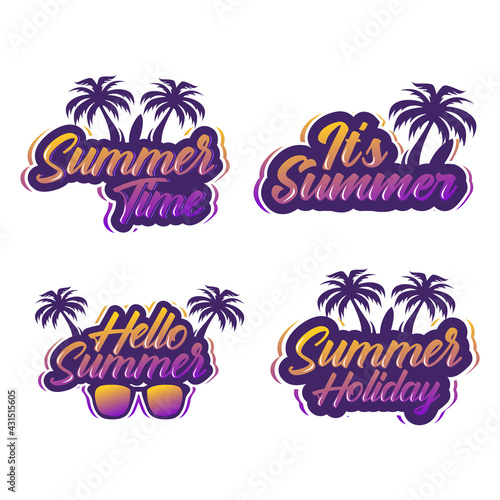 Summer time words