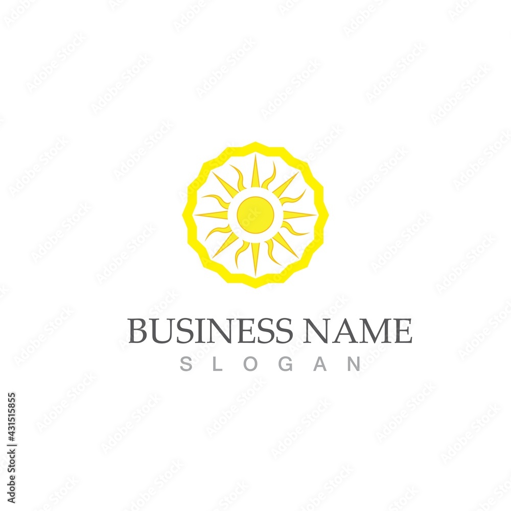 Sun Vector illustration Icon