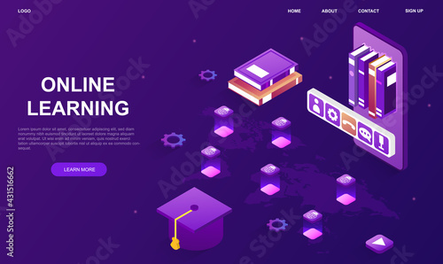 Global online learning center. Student account