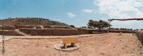 Slika na platnu Queen of Sheba palace ruins in Aksum, Axum civilization, Ethiopia