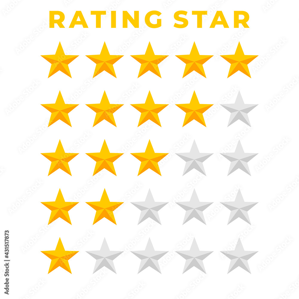 Stars customer product rating review Stars customer product rating review