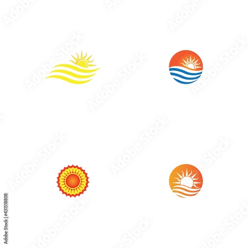 Sun Vector illustration Icon