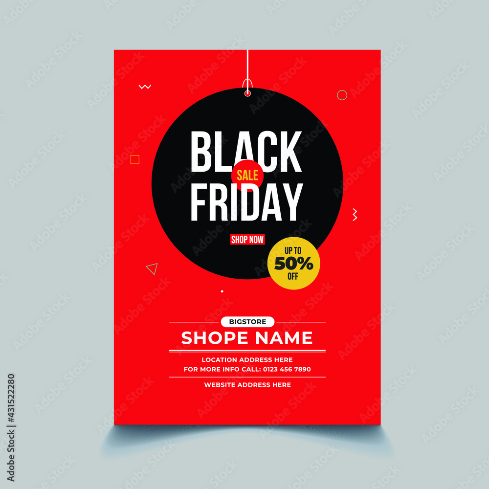 Black Friday Big Sale Flyer Template Design Black Friday Big Sale Flyer Template Design