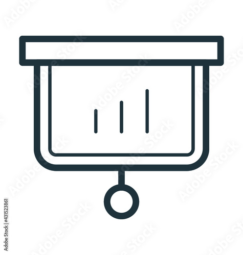 Graph Vector Icon