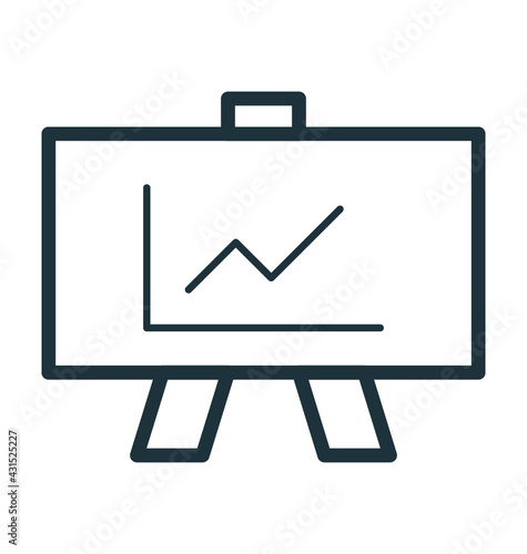 Graph Vector Icon