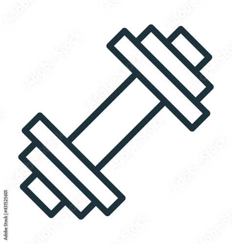 Dumbbell Vector Icon